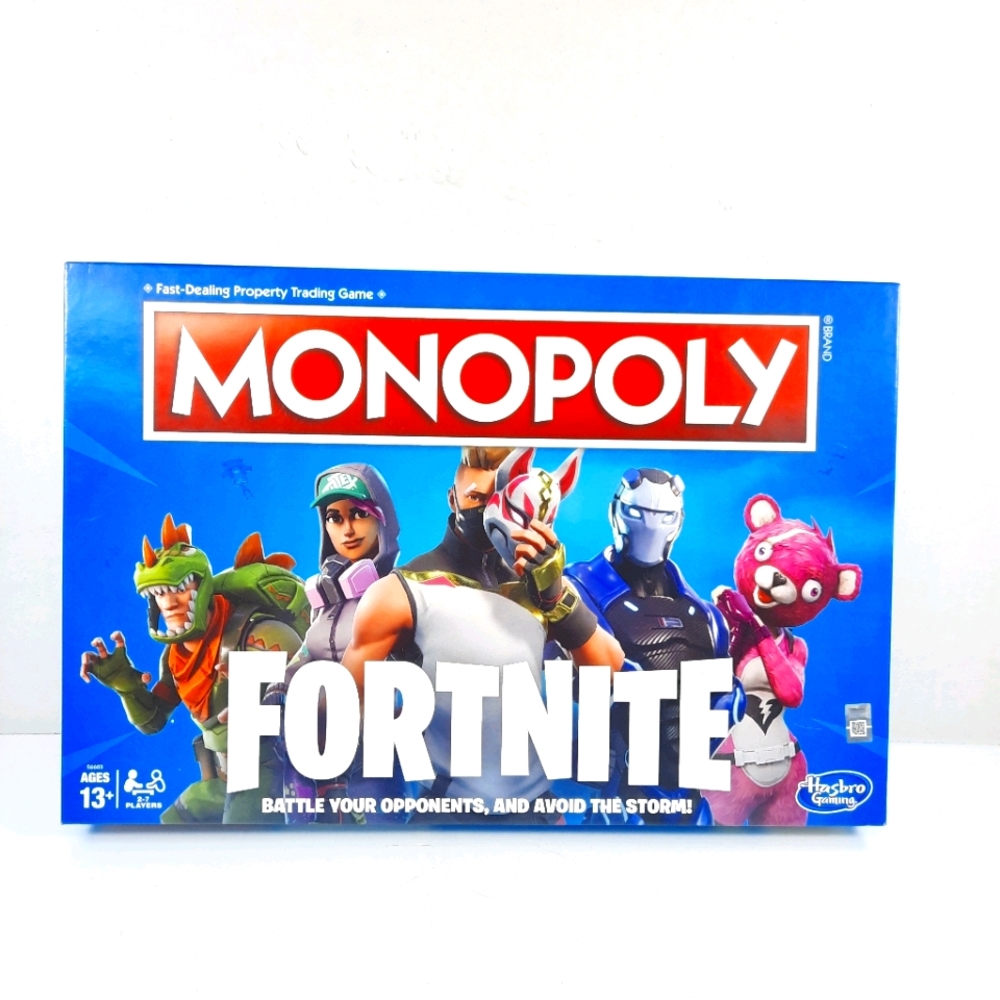 MONOPOLY FORTNITE CHARACTER EDITION BOARD GAME~EUC